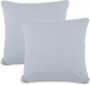 aqua-textil Kissenbezüge Classic Line Kissenbezüge Kissenhüllen 2er Set 40x40cm silbergrau