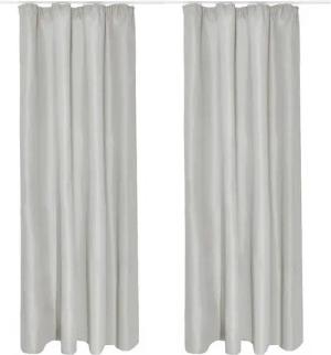 Fiora Gardine Kräuselband Vorhang Blickdicht Sichtschutz Dekoschal Universalband, Kräuselband (2 St), Store