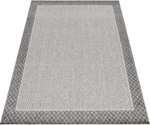 Stilvoll Günstig Outdoorteppich Teppich für den Flur oder Küche Bordüre Design, Läufer, Höhe: 7 mm