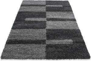 Stilvoll Günstig Hochflor-Teppich Teppich für den Flur oder Küche Kariertes Design, Läufer, Höhe: 30 mm