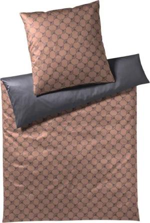 JOOP! Bettwäsche Cornflower Double 4083 7 Festive Copper, Mako-Satin, 3 teilig, Cornflower, Glänzend