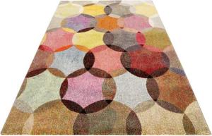 Esprit Teppich Modernina ESP-3378, rechteckig, Höhe: 13 mm, weicher Kurzflor in modernem Design, Wohnzimmer, Schlafzimmer, bunt