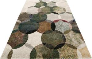 Esprit Teppich Modernina ESP-3378, rechteckig, Höhe: 13 mm, weicher Kurzflor in modernem Design, Wohnzimmer, Schlafzimmer, bunt