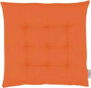 TOM TAILOR Stuhlkissen DOVE Sitzkissen mit 9 Punkt-Steppung, 40 x 40 cm in Orange
