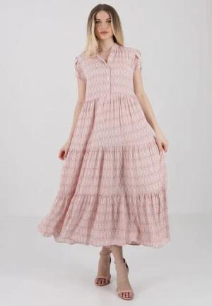 YC Fashion & Style Sommerkleid Sommerkleid aus 100% Viskose aus Viskose, mit Alloverdruck