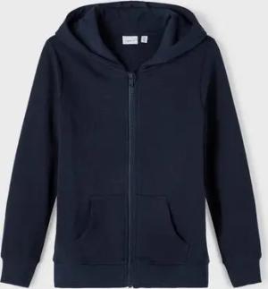 Name It Sweatjacke NKMNESWEAT CARD W HOOD BRU NOOS