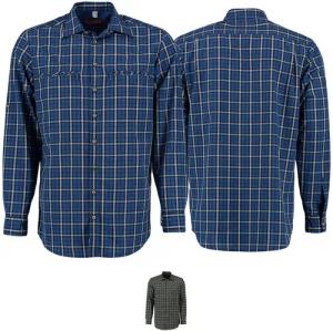 German Wear Outdoorhemd OJ16 Jagdhemd hemd Langarm Hemd Regular Fit Haifischkragen Krempelarm