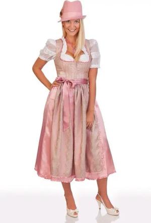 Melega Dirndl Midi Dirndl 2tlg. - NEA ROSA - rosé