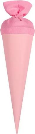 itenga Schultüte itenga Geschwister - Bastelschultüte 35cm mit Filzverschluss ROSA