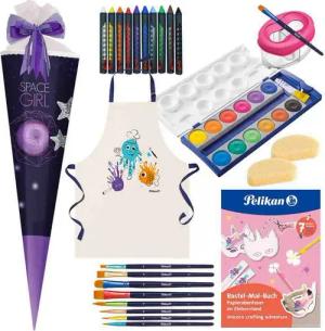 Herlitz Schultüte 85 cm gefüllt 2025 Mädchen Space Girl