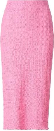RICHROYAL Sommerrock Crinkled pencil skirt, sorbet pink
