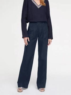 heine Jerseyhose Leinenhose Innenbeinlänge ca. 81 cm