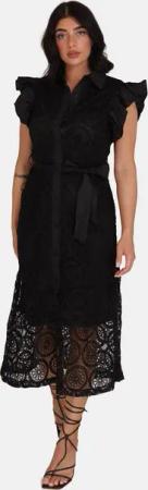 Elara Spitzenkleid Elara Damen Sommerblumenkleid (1-tlg)