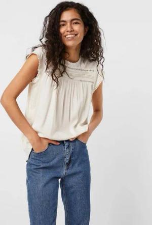 Vero Moda Kurzarmbluse VMDebbie (1-tlg) Cut-Outs