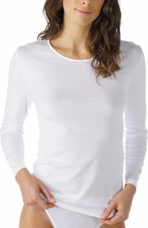Mey Langarmshirt NOBLESSE Ohne auftragende Seitennähte