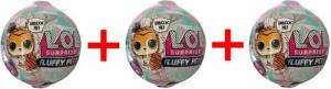 Spielfigur 3er-Set L.O.L. Surprise! 559719E7C Fluffy Pets Winter Disco Überraschu