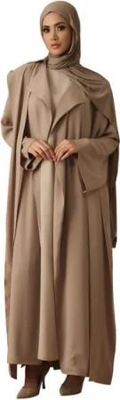 elf prive Langjacke Elf Prive Damen Abaya, Premium Qualität Gepolstert Abya, Lockerer Sitz