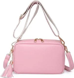 OKWISH Umhängetasche Damen Schultertasche Freizeittasche Kunstleder Tasche Ledertasche (mit zwei abnehmbarem und verstellbarem Schultergurt, Handtasche, Tragetasche, Unitasche, 25 x 15 x 6 cm, Kunstleder), für Damen Frauen Jungen Freizeit Schule Party Arb