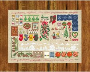 Le Bonheur des Dames Kreativset Le Bonheur des Dames Kreuzstich Set "Winter", Zählmuster, 40x30cm, (embroidery kit by Marussia)