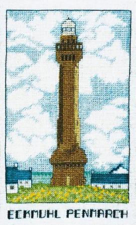 Le Bonheur des Dames Kreativset Le Bonheur des Dames Kreuzstich Set "Eckmuhl Penmarc'h Leuchtturm", Zä, (embroidery kit by Marussia)
