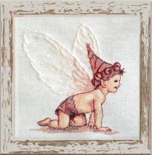 Nimue Fee Main Kreativset Nimue Kreuzstich Papier-Zählvorlage "BB Weiß", 153G, (embroidery kit by Marussia)
