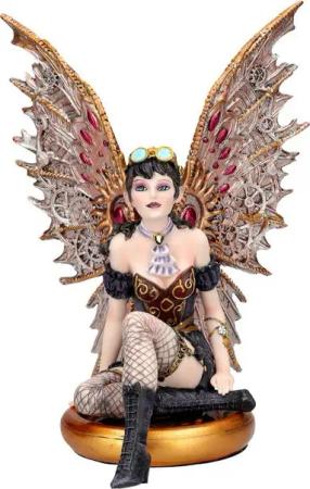 Figuren Shop GmbH Fantasy-Figur Elfen Figur - Steampunk Fairy - Fantasy Dekofigur Elfe Fee Dekoration