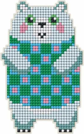 Collection D'art Kreativset CdA Diamanten Malerei Set Magnet 8x12,7cm, DCM057, (embroidery kit by Marussia)