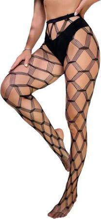 COFI 1453 Netzstrumpfhose Frauenstrumpfhose Damen Netzstrumpfhose Strumpfhose durchsichtig
