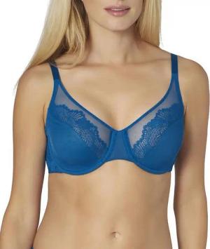 Triumph Bügel-BH Triumph Lace Spotlight W, 80D, Blau (Lagoon Blue) E3 / 6915