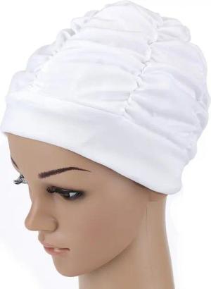 Fashy Badekappe Fashy - Badehaube Weiss (3403-10) Damen Badekappe Bademütze Bademode