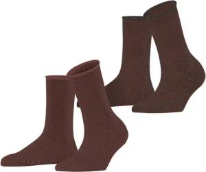 Esprit Socken Allover Stripe 2-Pack (2-Paar) aus Biobaumwolle