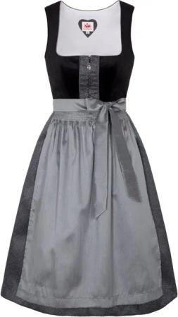 Spieth & Wensky Dirndl Buchsbaum Drindl Buchsbaum 2-teiliges Midi-Dirndl Kleid Dirndl Trachtenkleid