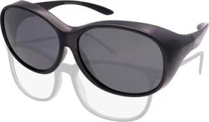 ActiveSol Sonnenbrille Überziehsonnenbrille Damen MEGA (inklusive Schiebebox und Brillenputztuch) Vintage Stil