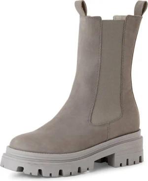 Tamaris Chelseaboots, Blockabsatz, Schlupfboots, Kurzstiefel, beidseitige Stretcheinsätze