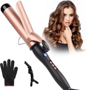 AUKUU Lockenstab Lockenstab Lockenstab Profi 32 mm Lockenstab mit guter, Technik Profi Lockenstab für klassische Locken – für kurzes