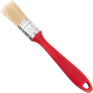 Prima-Online Flachpinsel Flachpinsel, Rot Kunststoff-Griff, Malerpinsel, (5 St., Flachpinsel 20mm)