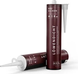 Dikara Silikon Löwendicht Silikon transparent Innen & aussen Bausilikon 310 ml, (12-tlg), 310 ml