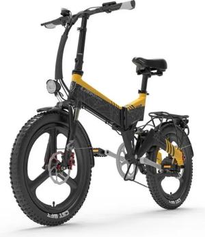 DOTMALL E-Bike Mountainbike 20 zoll Elektrofahrrad mit 48V 12.8Ah Akku, Shimano 7-Gang