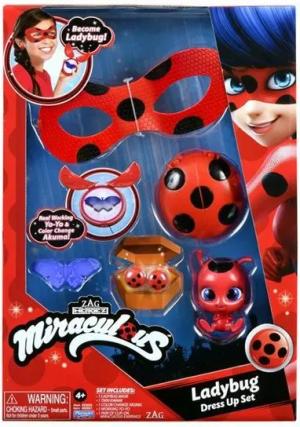 Playmates Toys Verkleidungsmaske 50601, Wunderbarer Marienkäfer Verkleidungsset Ladybug Miraculous