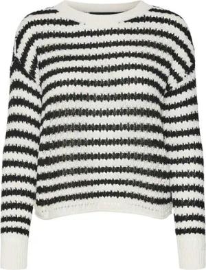 Vero Moda Strickpullover VMSPRING (1-tlg) Lochmuster