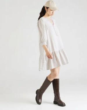 Vero Moda Midikleid VMBUMPY (1-tlg) Drapiert/gerafft