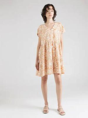 Vero Moda Sommerkleid NETHE (1-tlg) Drapiert/gerafft