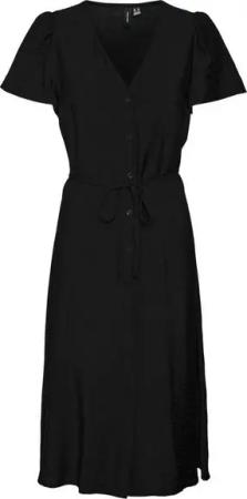 Vero Moda Blusenkleid Josie (1-tlg) Drapiert/gerafft
