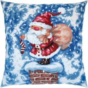 RTO Kreativset RTO Kreuzstichkissen Set "Gute Wintergeschichte", Zählmuster, 40x40cm, (embroidery kit by Marussia)