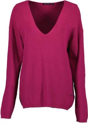 Blue Seven V-Ausschnitt-Pullover Damen Strickpullover mit V-Ausschnitt - Unifarbener Pullover