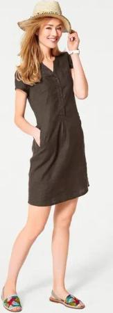 heine Etuikleid Leinenkleid