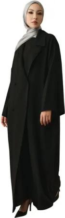 elf prive Langjacke Elf Prive Damen Abaya, Premium Qualität Abya, Lockerer Sitz Langes Aba