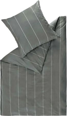 Esprit Bettwäsche HARPLINES Renforcé Kissenbezüge und Bettwäsche, Baumwolle, 1 teilig, 200 x 200 cm in Anthrazit