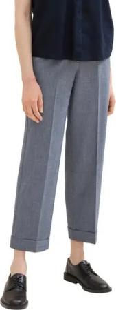 TOM TAILOR 7/8-Hose LEA Straight mit Bundfalte und geradem Bein