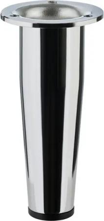SO-TECH® Möbelfuß FOX-TROT höhenverstellbar um max. 12 mm, (1-St), Höhe 150 mm Chrom poliert